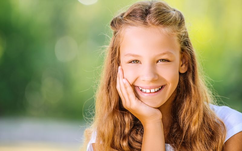 smiling girl regular