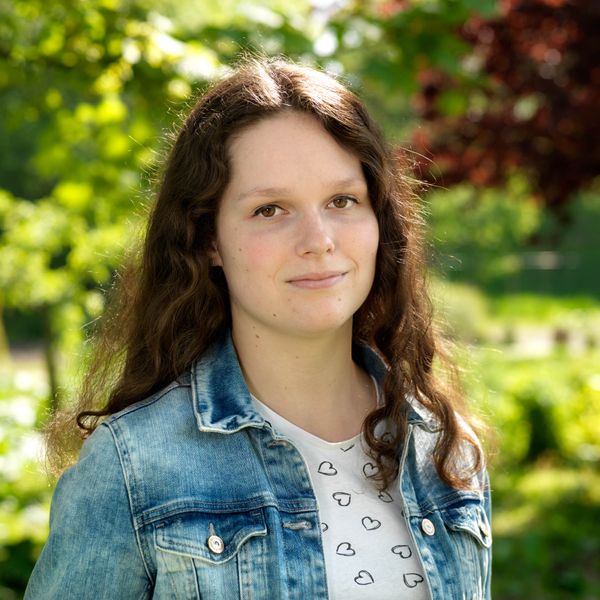 girl with denim jacket